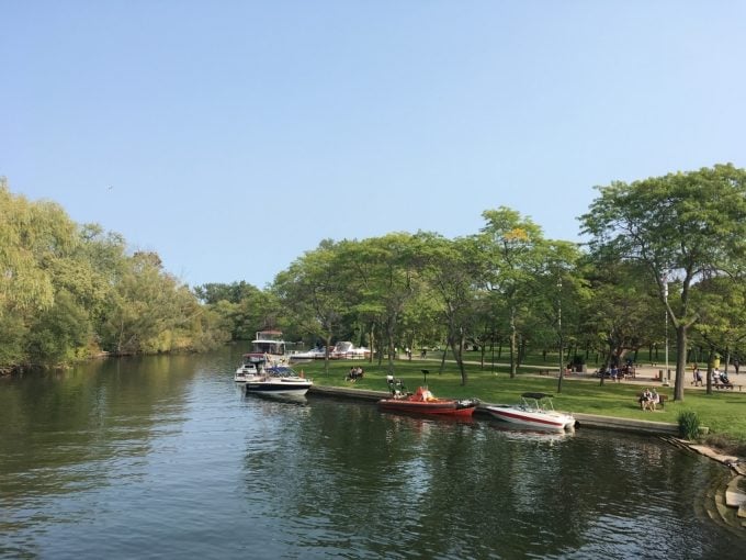 Toronto Island boat