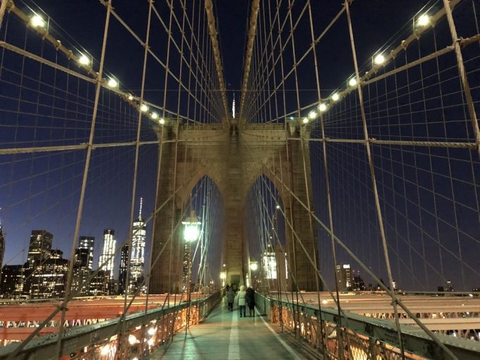Brooklyn Bridge夜景
