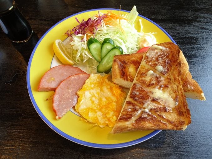 山形 朝ごはん 牧花亭 モーニング