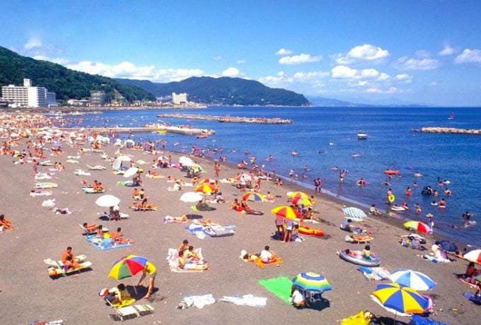 伊豆の海水浴場