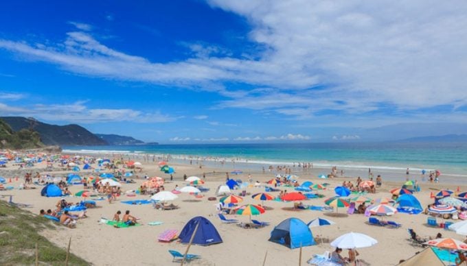 伊豆の海水浴場