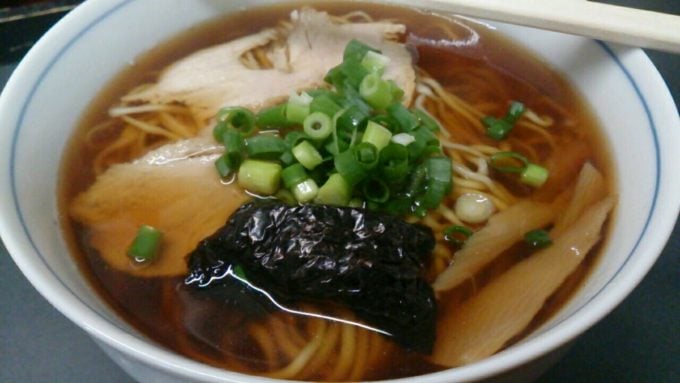 朝ラーメン　B級グルメ