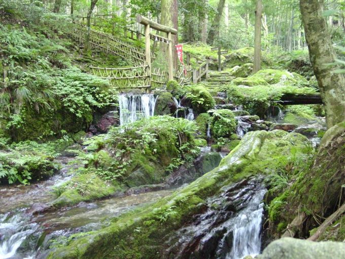 瓜割の滝