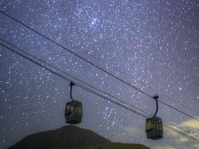 日本一星空の観測に適した場所 阿智村 星空
