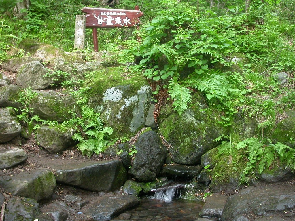 利尻島　甘露泉水